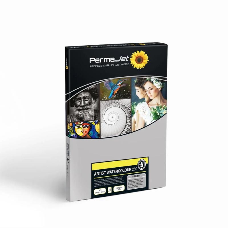 PermaJet Watercolour Rag 310 – A3 Photo Paper (25 Sheets)