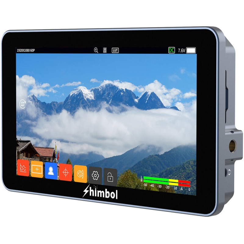 Shimbol M5 5.5-inch Professional On-Camera Monitor 1920×1080 1200 nits Touchscreen 3D Lut 4K HDMI Metal Frame