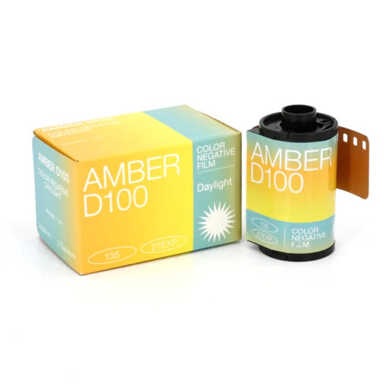 Amber D100 Color Negative Movie Film – 35mm – 27 Exposure
