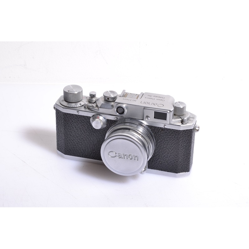 Canon IIc 35mm Rangefinder camera w/Serenar 50mm f1.9 lens+case+cap, Nice!