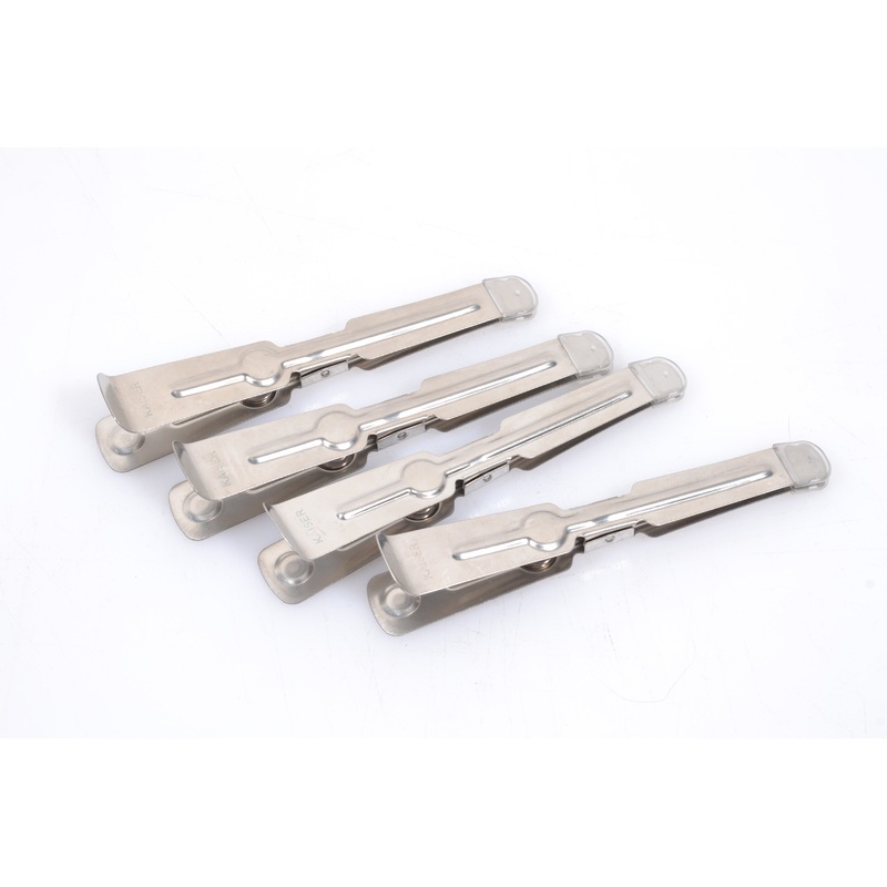 Kaiser Stainless Steel Print Tongs (Set of 4) #204067, ~6″ long, Made in Germany