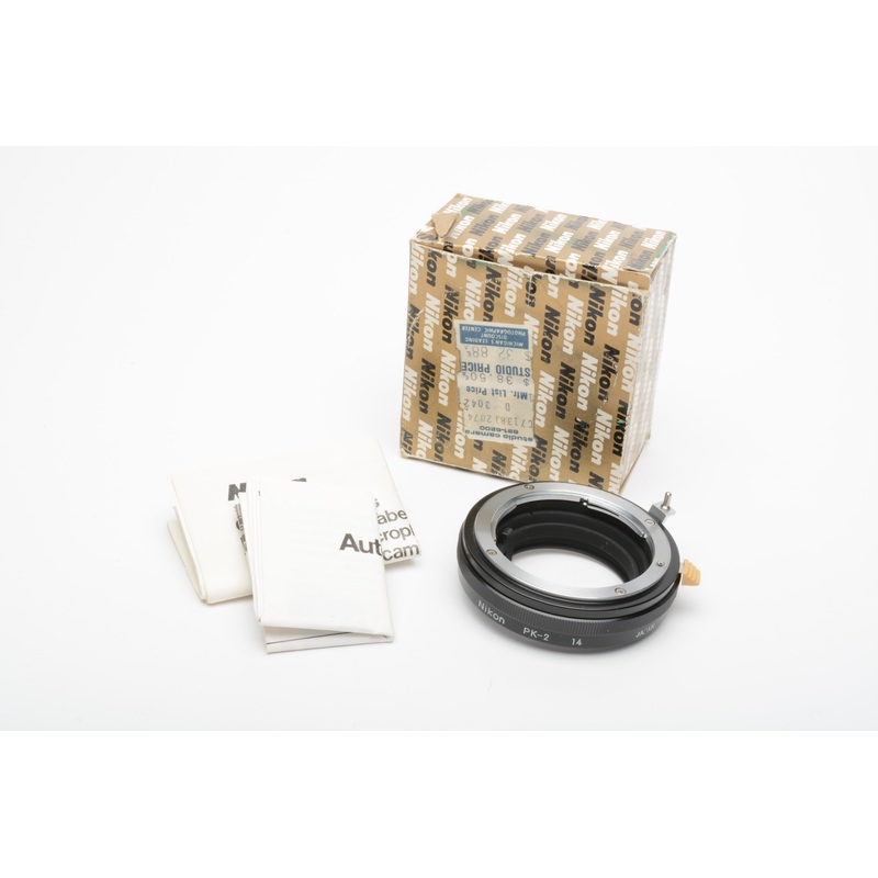 Nikon PK-2 14mm Manual Extension Tube, Mint, Boxed