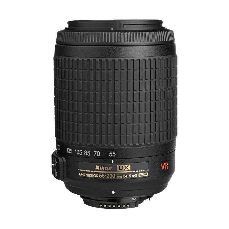 USED Nikon AF-S 55-200mm f/4-5.6G ED DX VR Lens – Rating 6/10 (S45308)