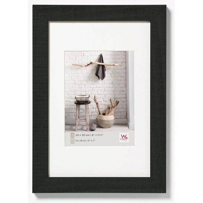 Walther Home Wooden Picture Frame – 17.75×11.75 inch – (Insert 11.75×8 inch) Black