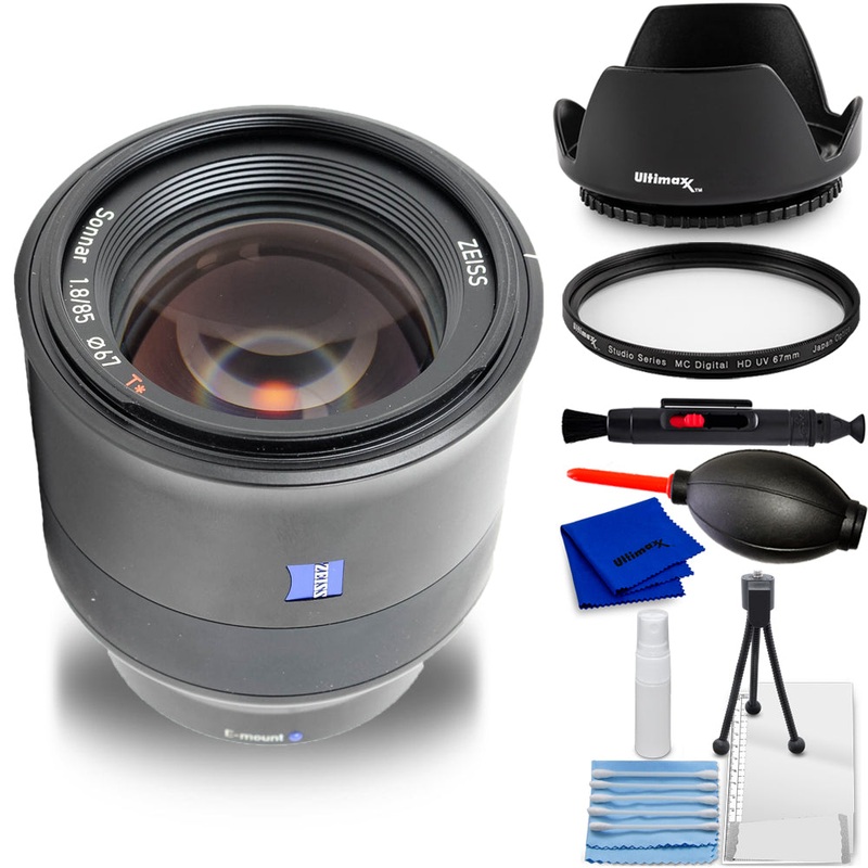 ZEISS Batis 85mm f/1.8 Lens for Sony E 2103-751 – 7PC Accessory Bundle