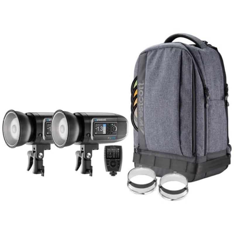FJ400 Strobe 2-Light Backpack Kit with FJ-X3 S Wireless Trigger for Sony Cameras (4713S)