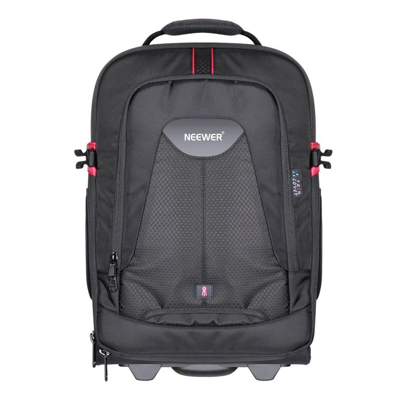 Neewer 2-in-1 Rolling Camera Backpack Trolley