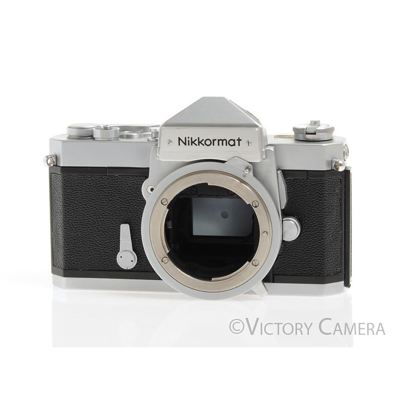 Nikon Nikkormat FT-N FTN Chrome 35mm Film Camera Body -Clean, Good Seals-