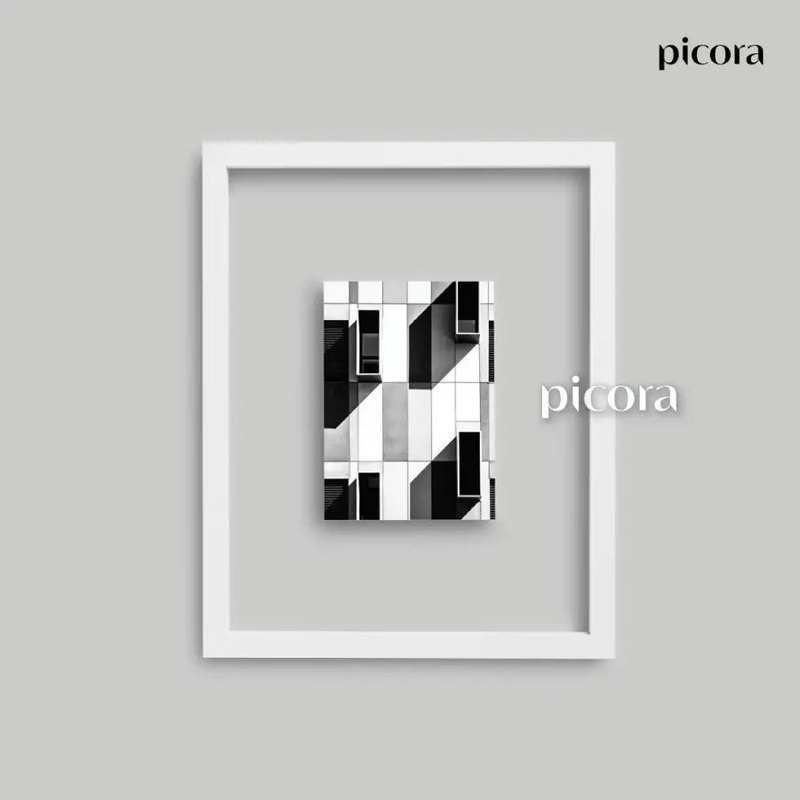 Picora Arte Floating Frame 11R matter to 5R White