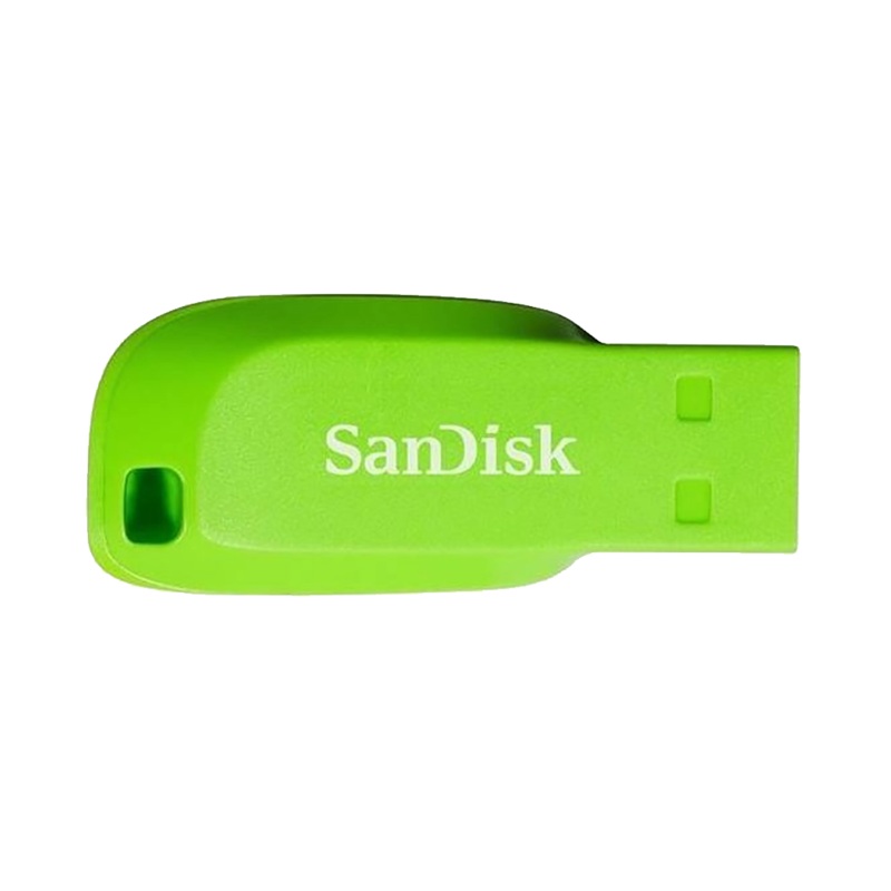 SanDisk 16GB Cruzer Blade USB Flash Drive –  ELECTRIC GREEN