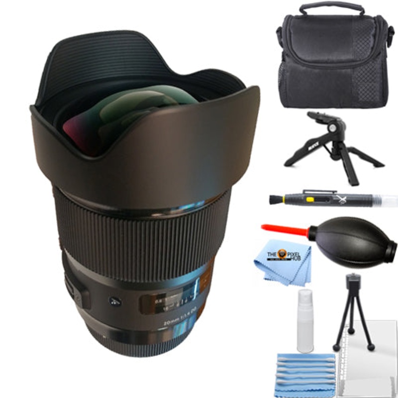 Sigma 20mm f/1.4 DG HSM Art Lens for Canon EF 412954 – 7PC Accessory Bundle