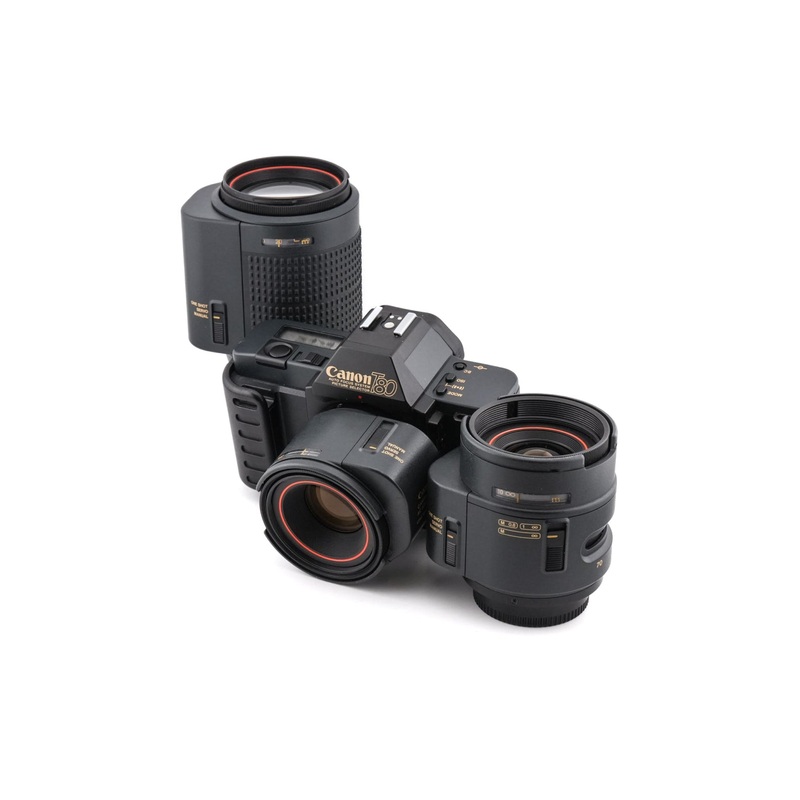 Canon T80 + 50mm f1.8 AC + 35-70mm f3.5-4.5 AC + 75-200mm f4.5 AC