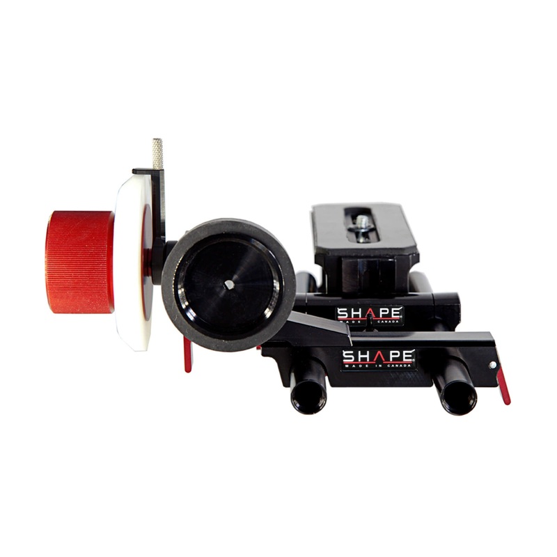 Follow focus  friction et engrenage avec Riser rail