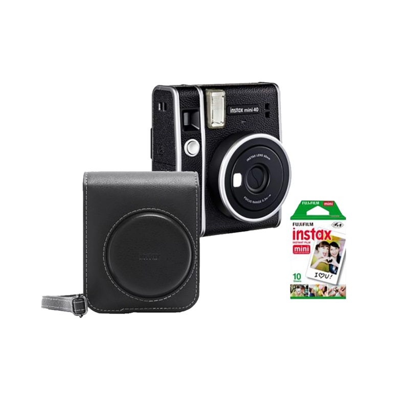 Fujifilm Instax Mini 40 Instant Film Camera with 1 Film and Case