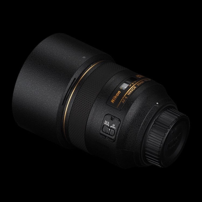 NIKON AF-S 85mm F1.4G Lens Skin Brushed Black