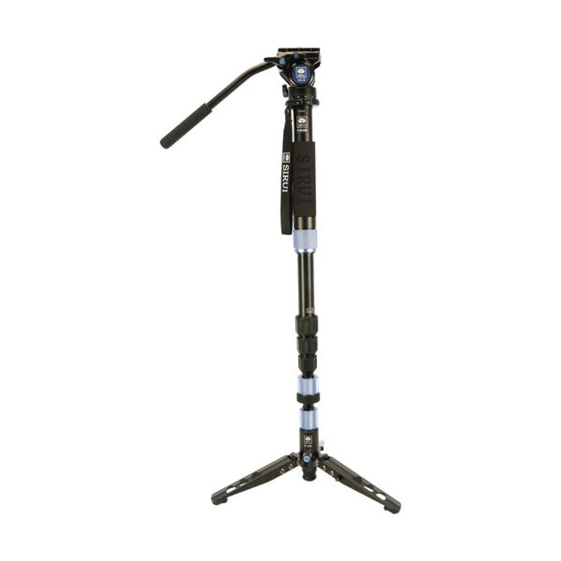 Sirui Aluminum 4 Section Monopod with Feet and VA5 Head P-204SR / P204SR