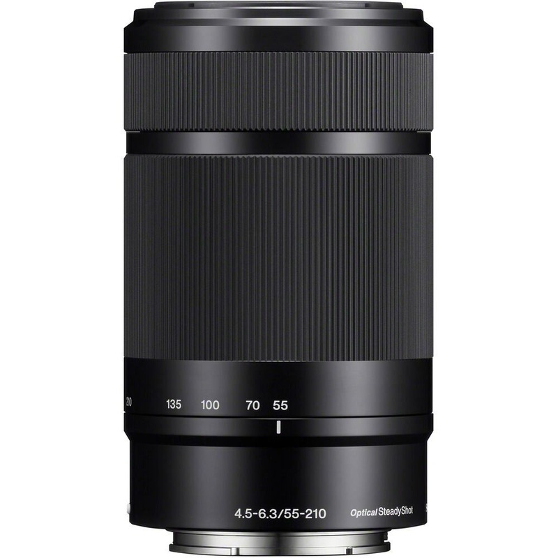 Sony E 55-210mm F4.5-6.3 OSS (SEL55210, Retail Packing, Black) Black