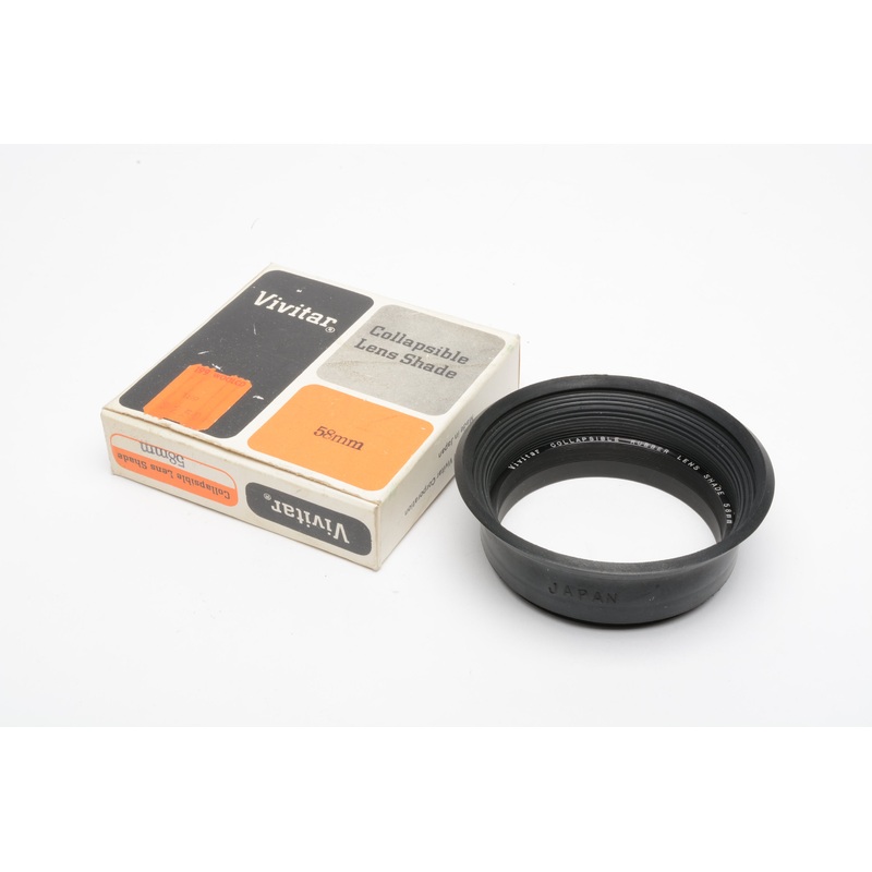 Vivitar 58mm Rubber collapsible lens shade NIB