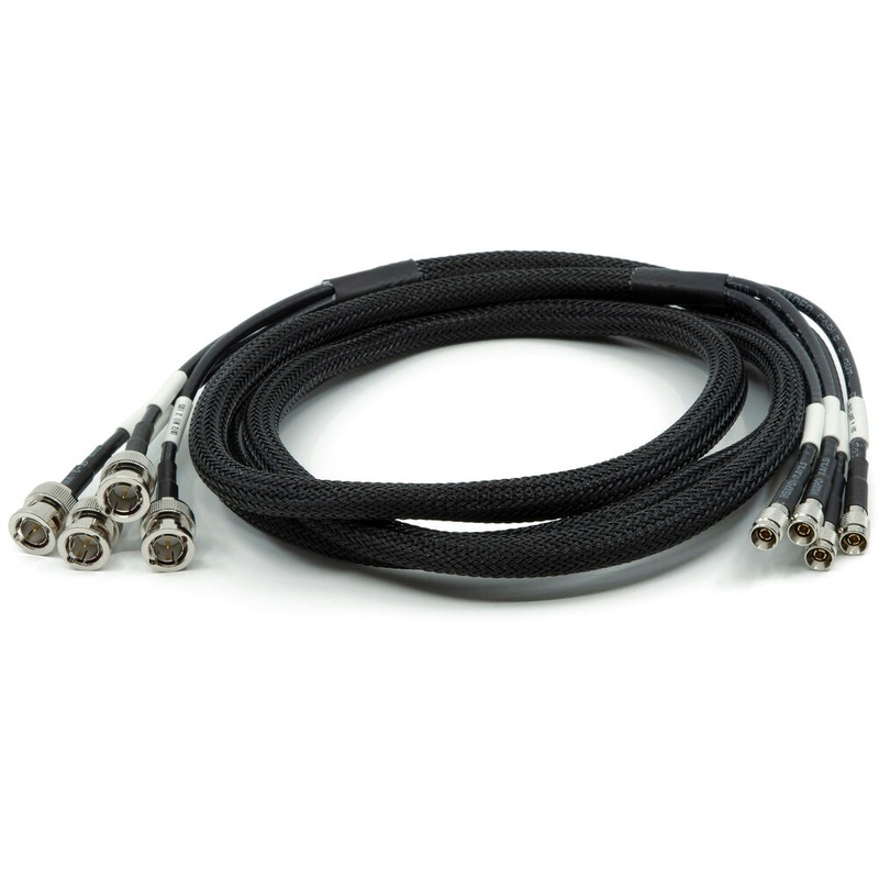AJA CBL K3G-BOX-CBL SDI Breakout Cable 4x BNC to 4x 1.0/2.3 2 Metres – DIN-BNC-CBL-2M