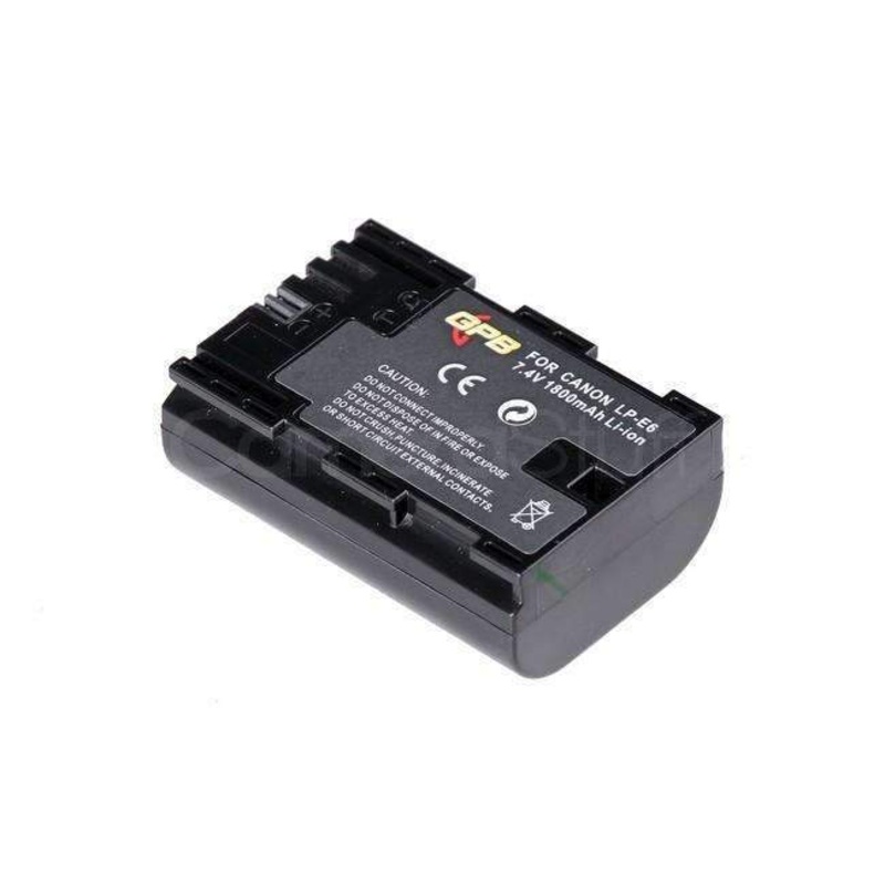 GPB Canon LP-E6 Battery with USB C Charge Input