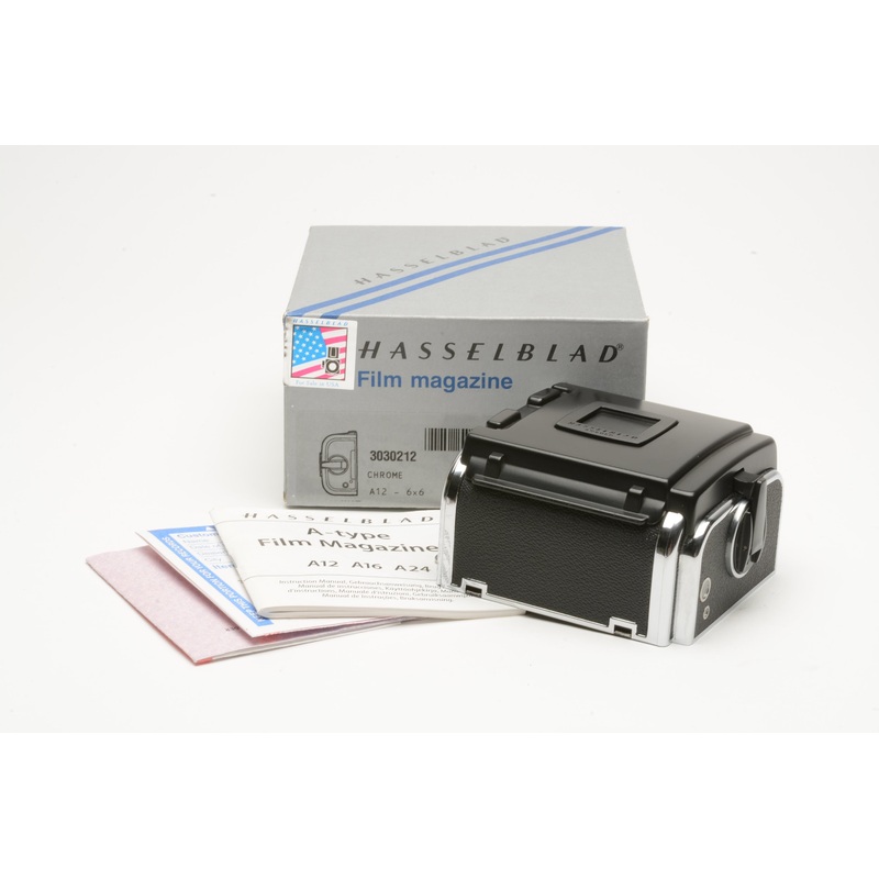 Hasselbald A12 6×6 Film magazine back V4 Boxed, Mint, DS, Papers, #3030212