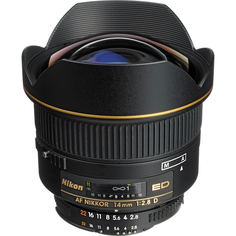 Nikon AF 14mm f2.8D ED Autofocus Lens Black