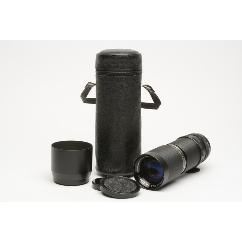 Tamron 95-205mm f5.6 Zoom lens M42 Mount, caps, lens hood, clean, tested