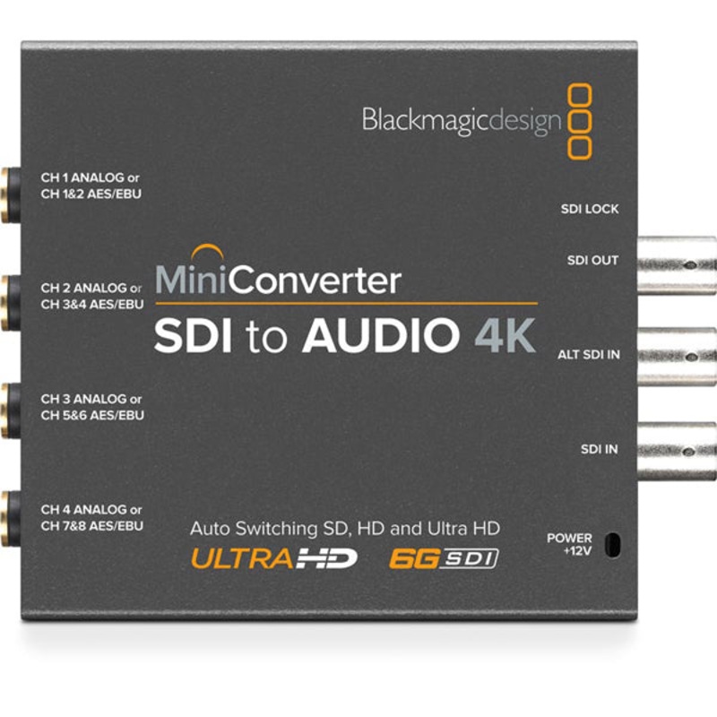 Blackmagic Design Mini Converter SDI to Audio 4K – CONVMCSAUD4K