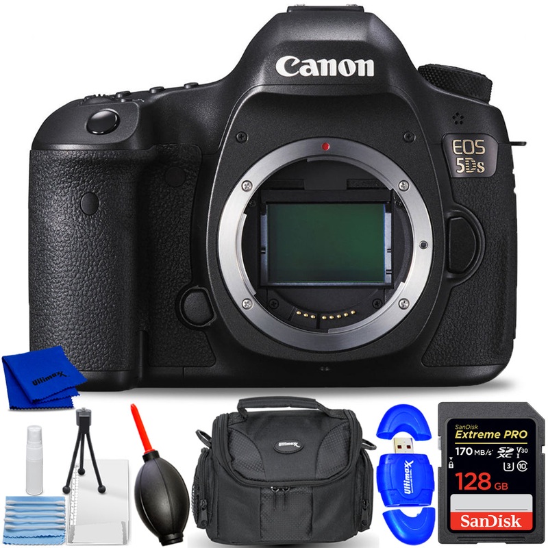 Canon EOS 5D S 5DS DSLR Camera (Body Only) – 7PC Accessory Bundle
