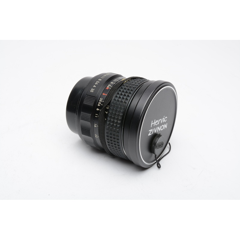 Hervic Zivnon Auto 1:3.5 23mm T.M.C. Lens for Pentax PK Mount, case, case, UV