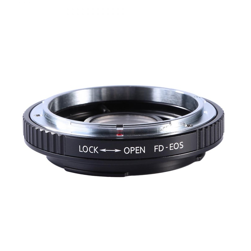 K&F Canon FD Lenses to Canon EOS Mount Camera Adapter with Optic Glass
