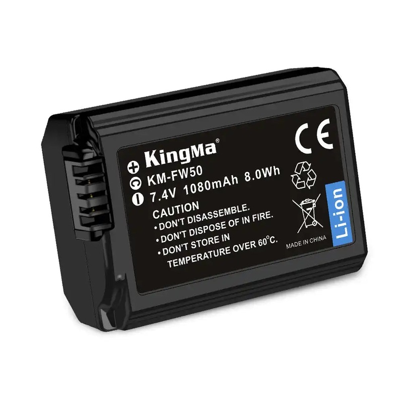KingMa NP-FW50 | Sony | 1080mAh | Replacement Battery