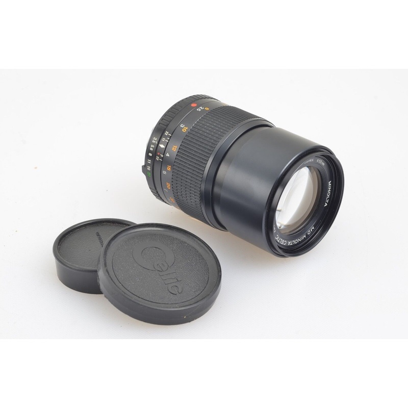 Minolta MD Celtic 135mm F3.5 Lens Minolta MD Mount w/ Caps+Pouch