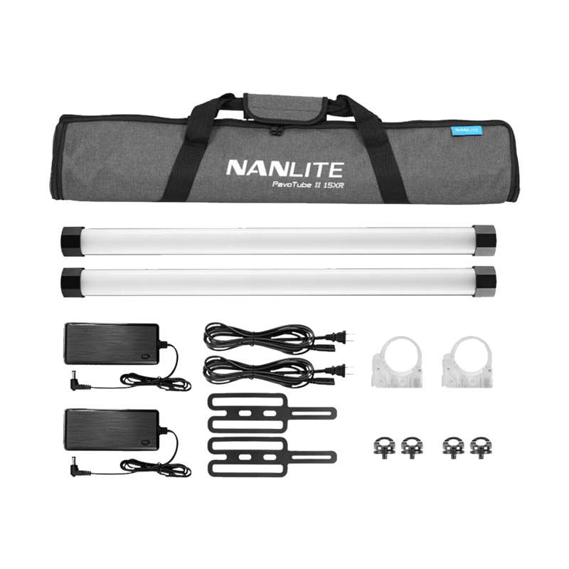 Nanlite PavoTube II 15XR RGB LED Pixel Tube Light (60cm, 2-Light Kit)