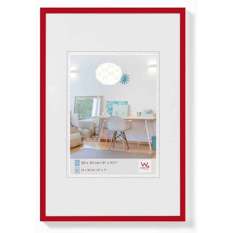 Walther New Lifestyle Photo Frame Red 16×12 inch – (Insert 12×8 inch)