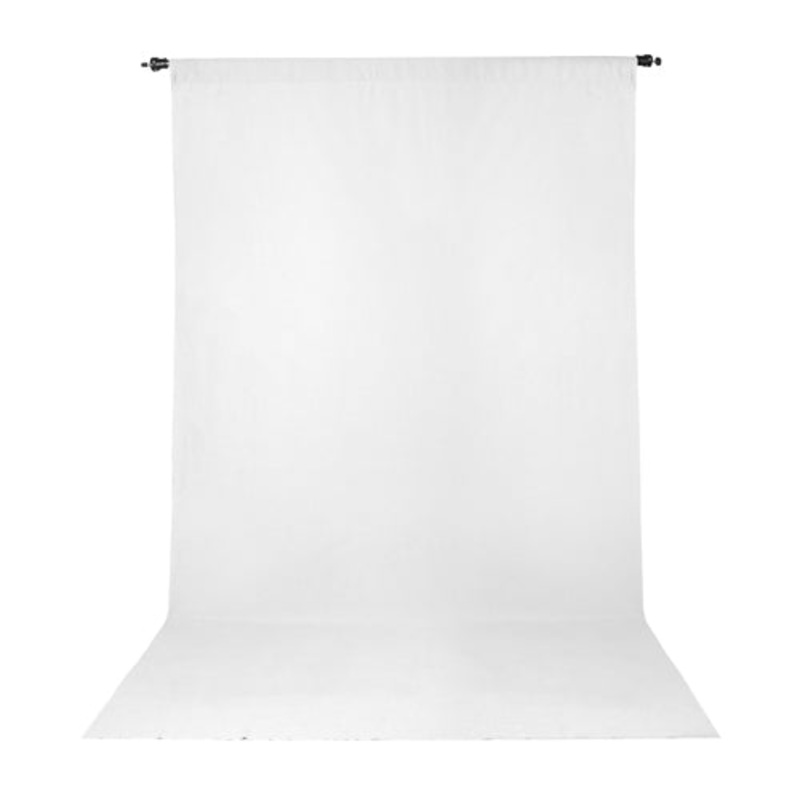 PRO Wrinkle Resistant Backdrop 10’x12′ – White (2834)