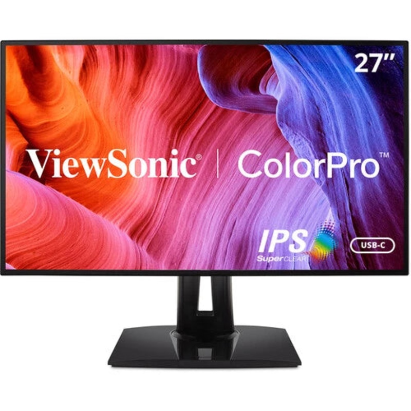 ViewSonic VP2768A 2K Pantone validated 100% sRGB monitor with docking station design