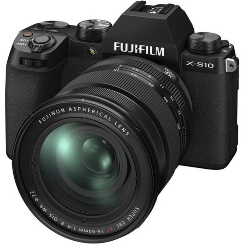 Fujifilm X-S10 Kit with XF 16-80mm f/4.0 R OIS WR Black