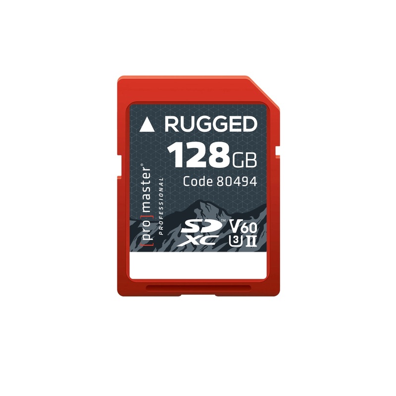 Promaster Rugged UHS-II V60 Memory Card 128GB