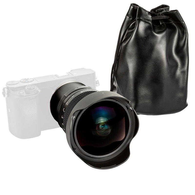 ULTIMAXX 7mm f/3.0 Aspherical Fisheye Lens for Sony NEX DSLRs – Ultra Wide Angle