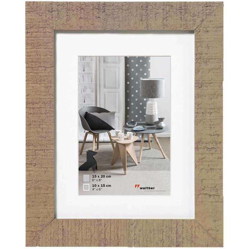 Walther Home Wooden Picture Frame – 8×6 inch – (Insert 6×4 inch) Beige Brown