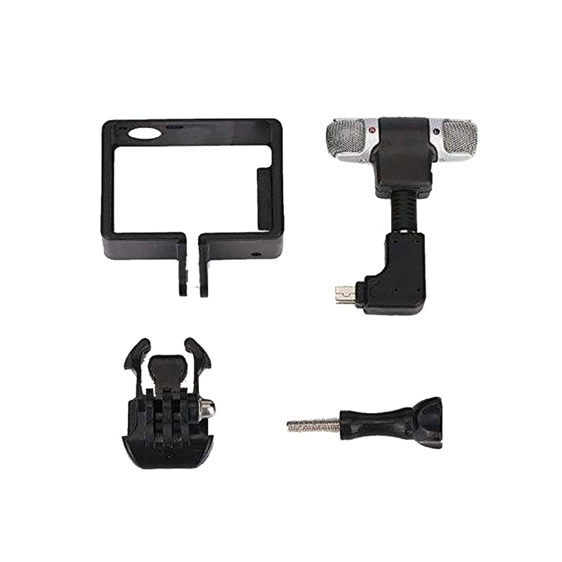 Xtreme Naked Frame with Mic Combo for HERO4/3+