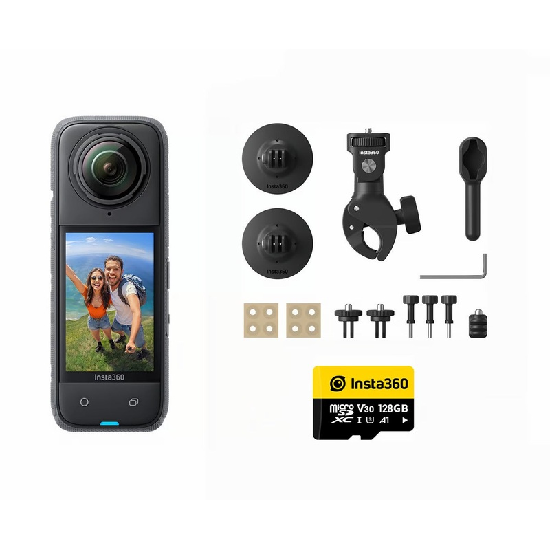 INSTA360 X5 8K 360 ACTION CAM MOTORCYCLE BUNDLE