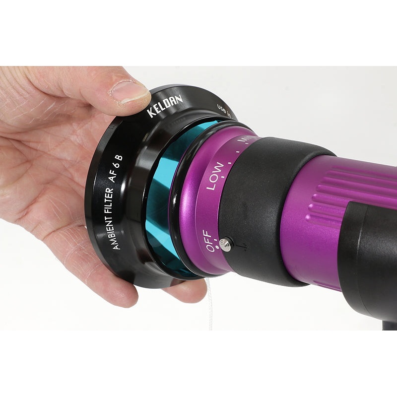 Keldan Ambient Light Filter for use with 4x / 8x Video Lights (Choose Variations) Blue 6 Meters