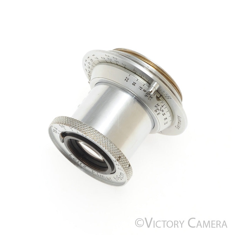 Leica Elmar 5cm 50mm f3.5 L39 LTM Screw Mount Lens w/ Bubble [EXC]