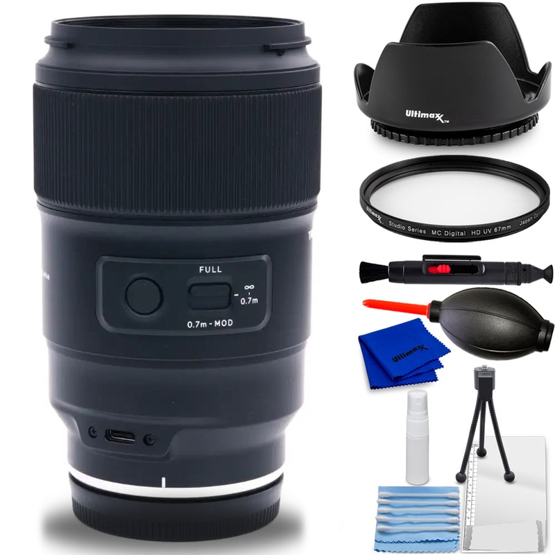Tamron 90mm f/2.8 Di III VXD Macro Lens (Sony E) AFF072S700 – 7PC Accessory Kit