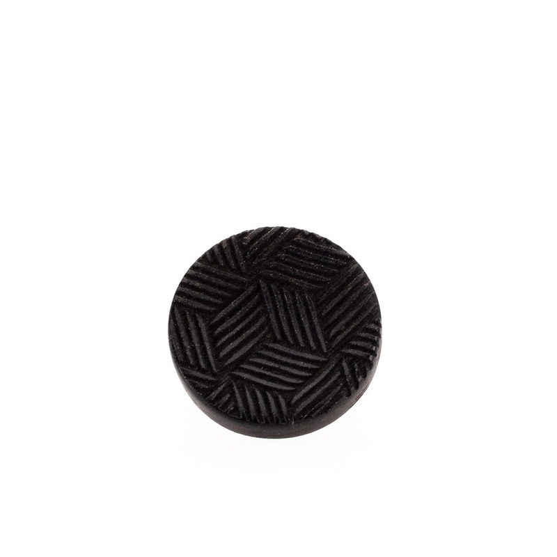 Artisan Obscura ‘Crosshatch’ Wood Soft Release – 11mm, Concave, Ebony