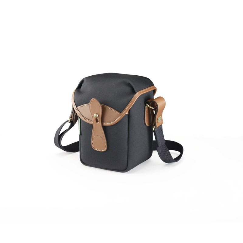 Billingham 72 Camera Bag Black Canvas/ Tan Leather