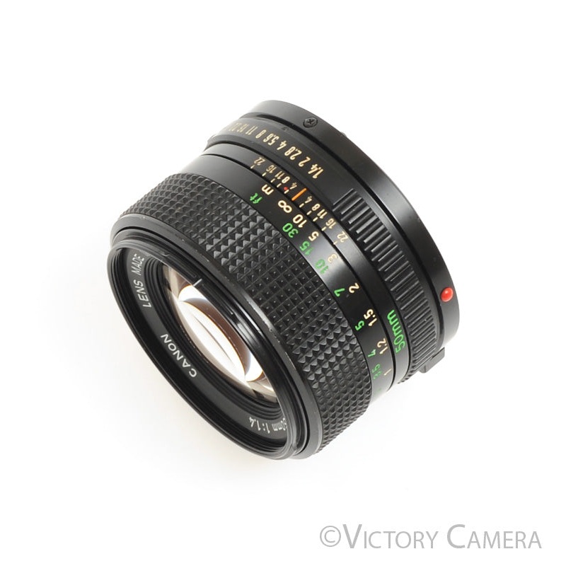 Canon FD 50mm f1.4 (late version) Fast Prime Lens [EXC-]