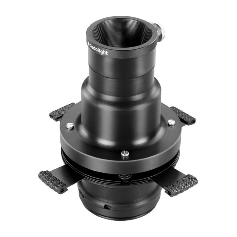 Dedolight Projector with Built-in Framing Shutter Blades for DLED2/DLED3 heads incl. 60mm imager lens – DP2S